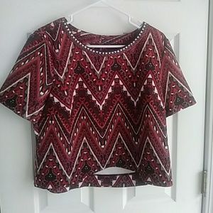 Aztec crop top